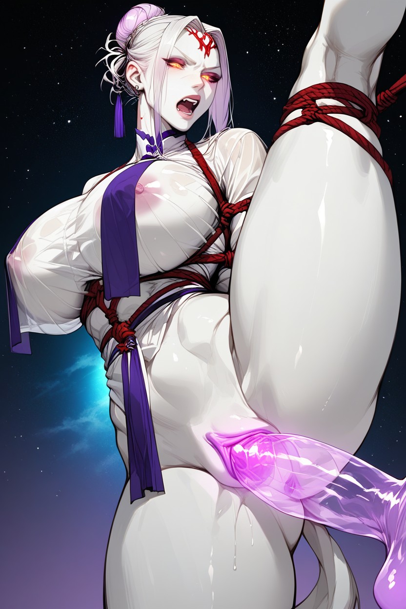 Close Up Of Vulva, Standing, Exposed Vulva Furry AI Porn
