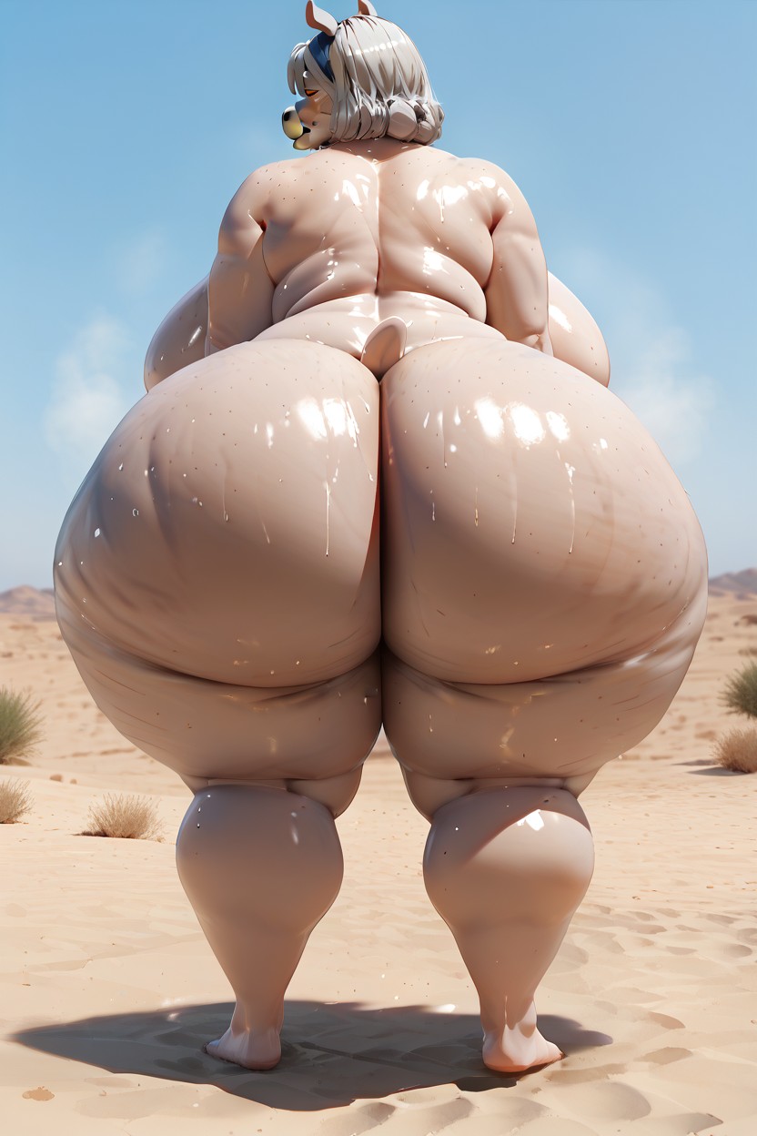 Oasis, Full Body, Ssbbw Furry AI Porn