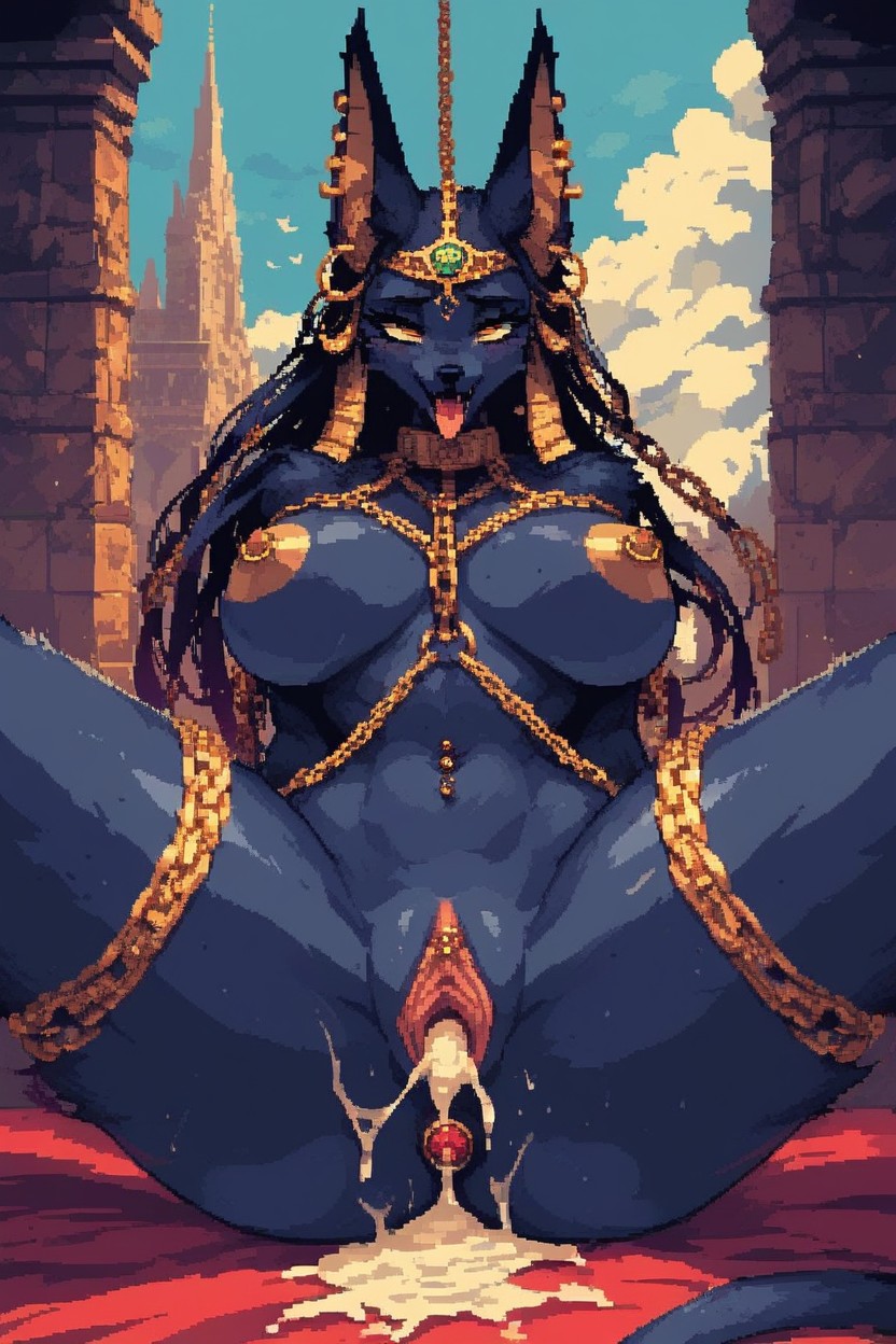Powerful Build, Tapón Anal, Big Breasts Furry IA