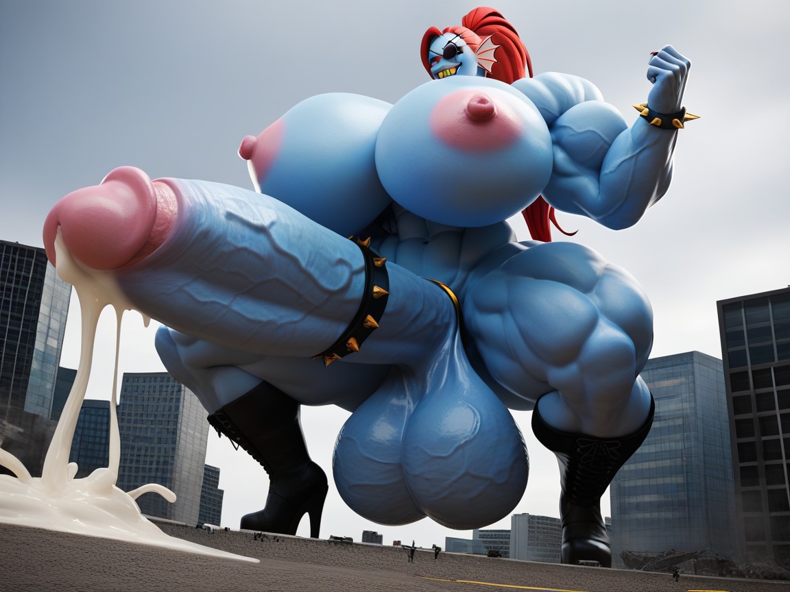 Massive Monster Cock, Gigantic Cock, Hiperpene Imposiblemente Largo Furry IA