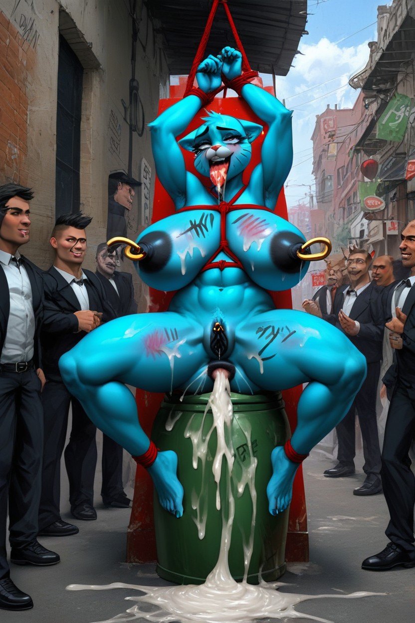 Hook Pussy Opened To Reveal Inside, Gangbang, In Trash Furry IA