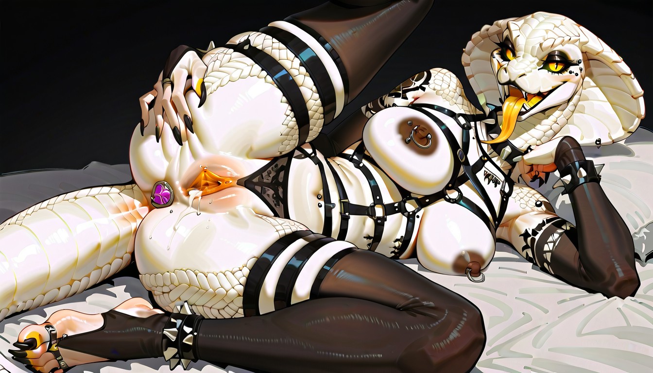 Snake, Tatuaje, Body Harness Furry IA