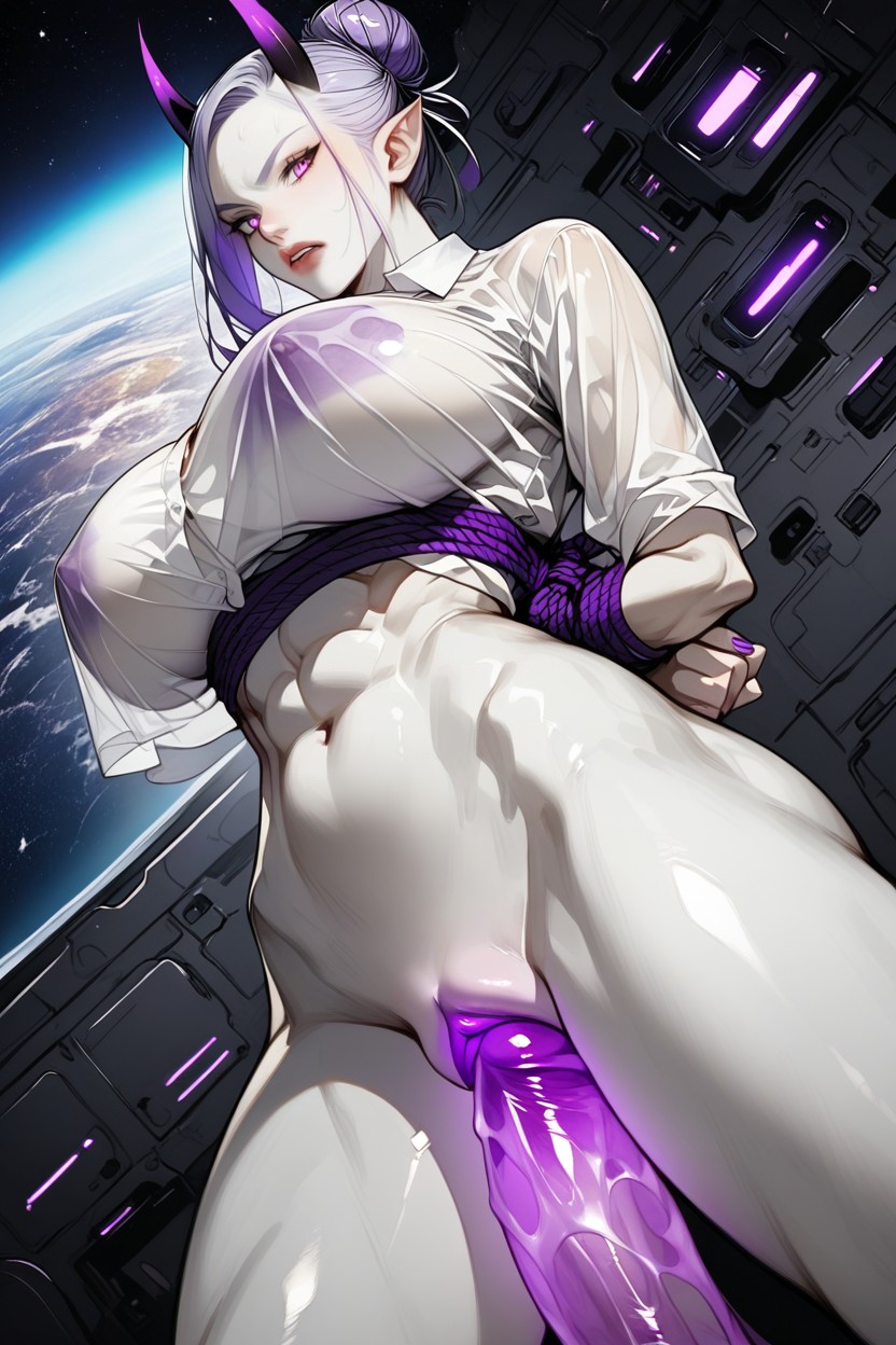 Very Sexy, White Skin, Breast Expansion Furry AI Porn