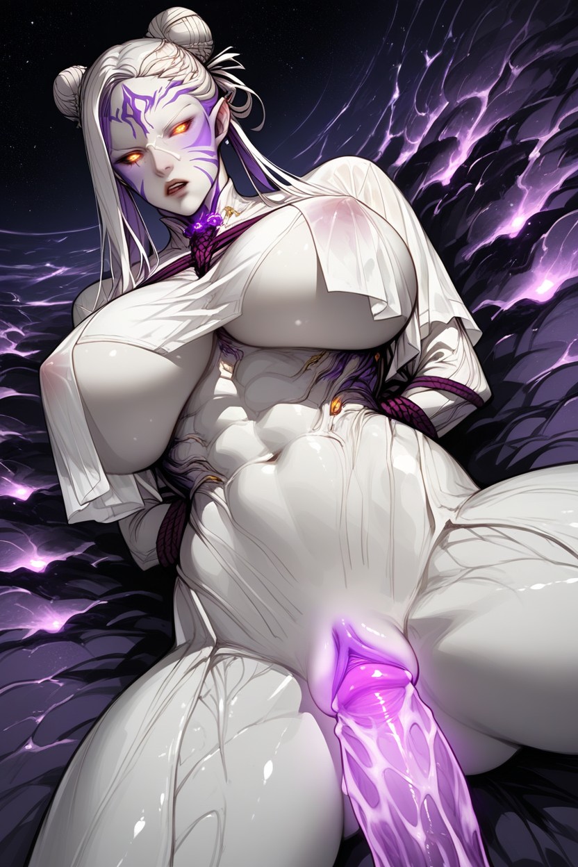 Dog Ear, White Shirt Very Long, White Skin Furry AI Porn