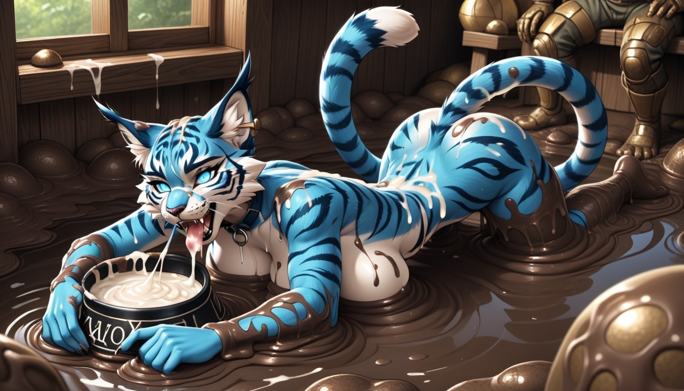 Mud On Nose, Head Down Ass Up, Bowl Full Of Cum AI獸人黃片