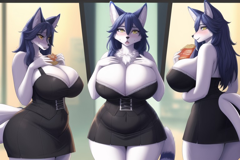 D Hentai, Extremely Large Ass, Thick Wide Hips Furry AI Porn
