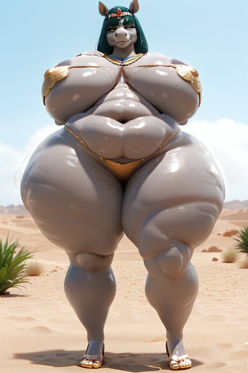 Cleopatra, Obese Ussbbw Hippo, Female Gilf Furry IA
