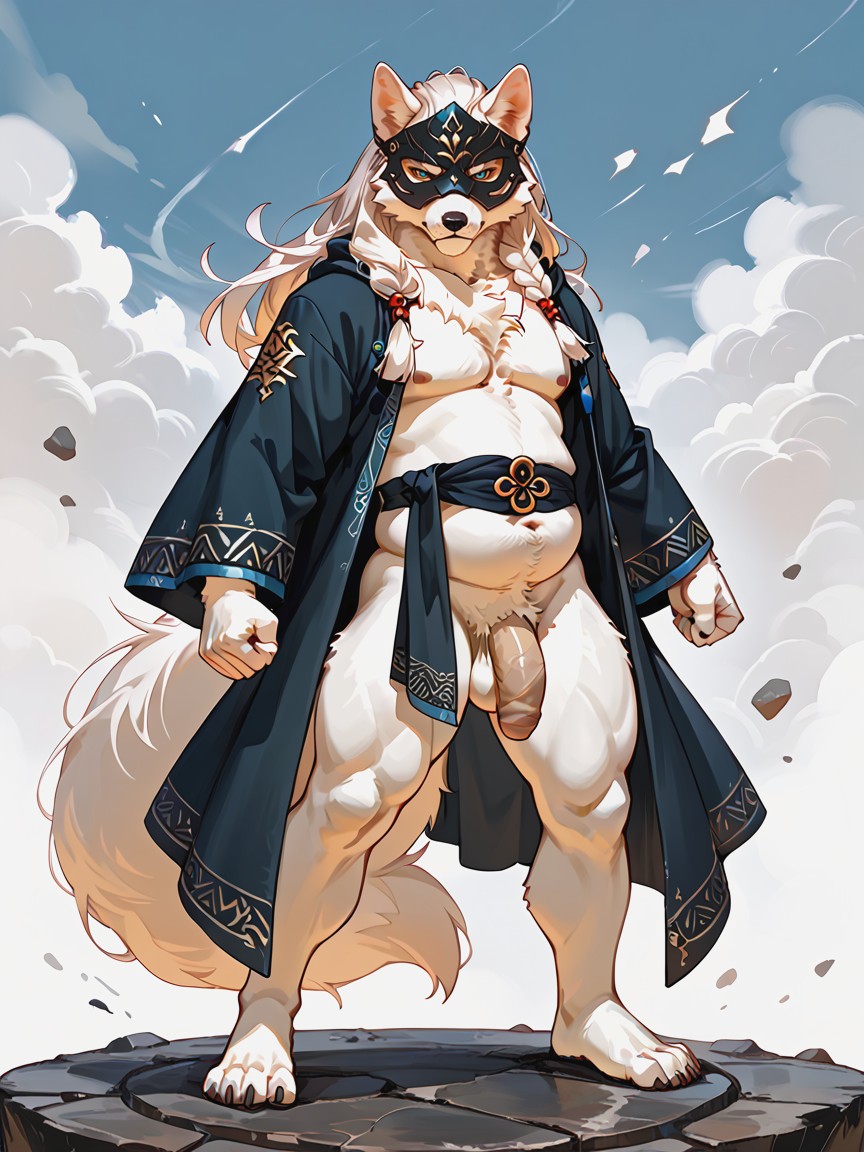 Very Furry, Cloth Over Penis, Loose Clothes Furry AI Porn