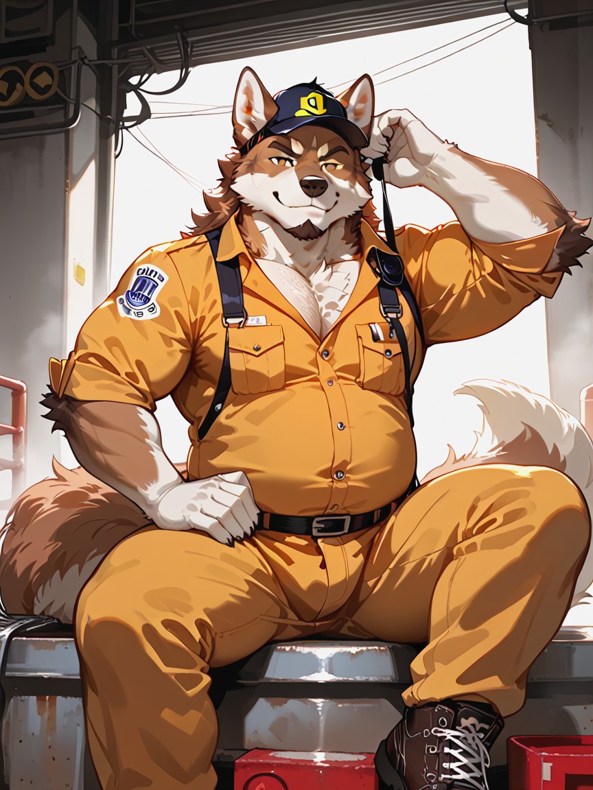 Dynamic Pose, Soft Fur, Strong Furry AI Porn