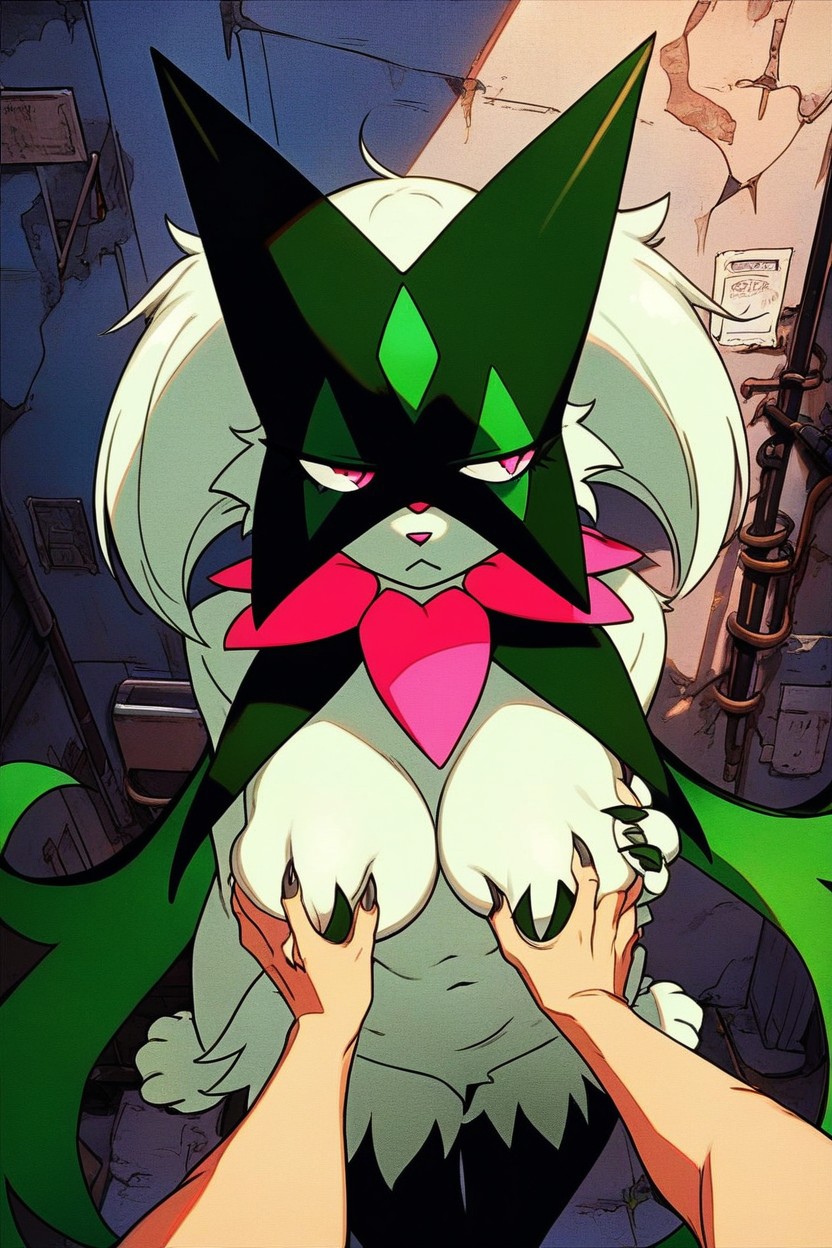 Markings, Seductive Eyes, Female Furry AI Porn
