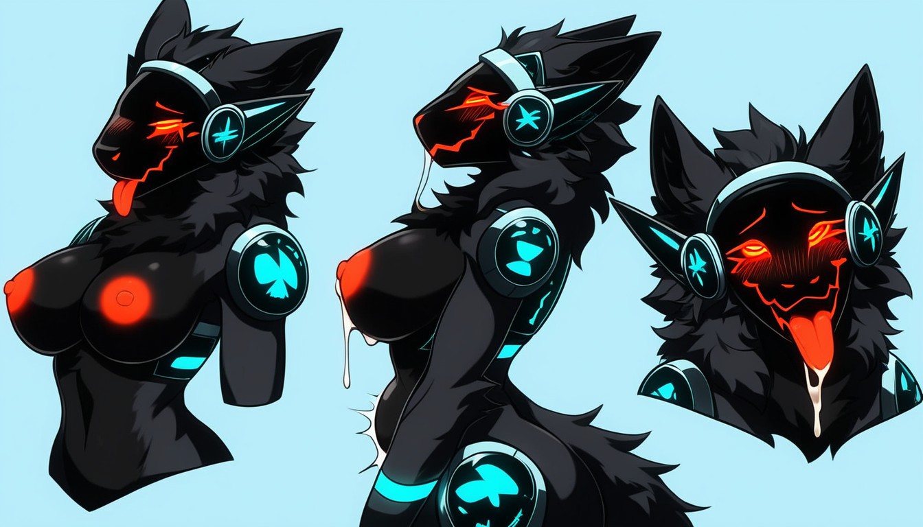 Light Blue Led, Curled Tail, Disembodied Dick AI兽人黄片