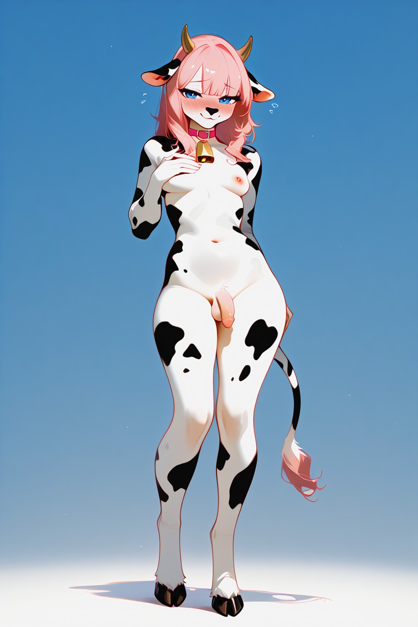 Skinny, Spreading Ass, Horny Furry AI Porn