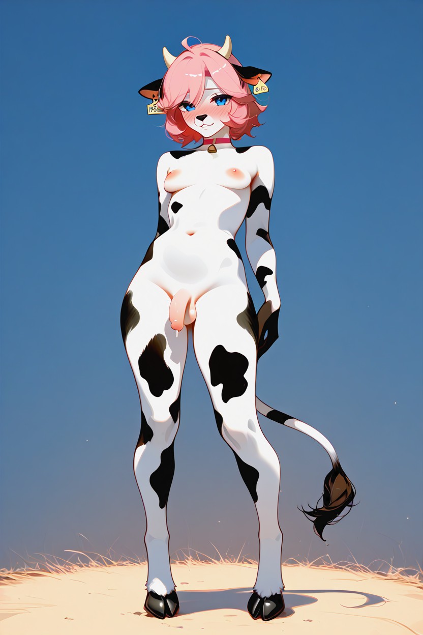 Small, Erect, Skinny Furry AI Porn