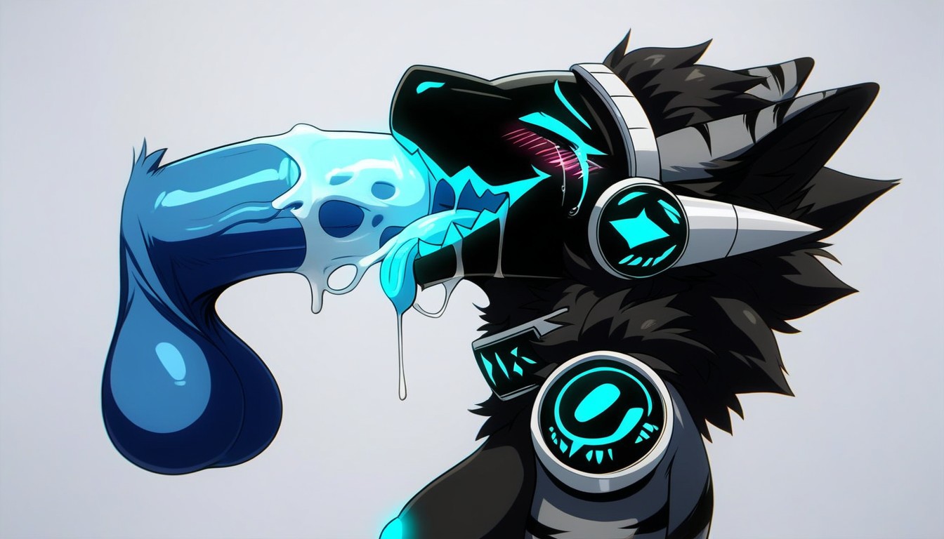 Blowjob, Happy Crying, Large Dick Furry AI Porn