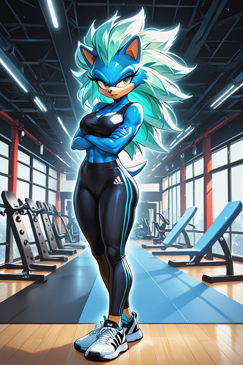 Medium Breast, 25+, Sport Bra Furry AI Porn