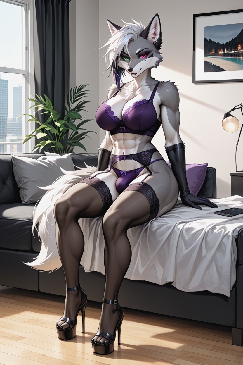 나일론 장갑, Nylon Stockings, Fit 퍼리 AI 야짤