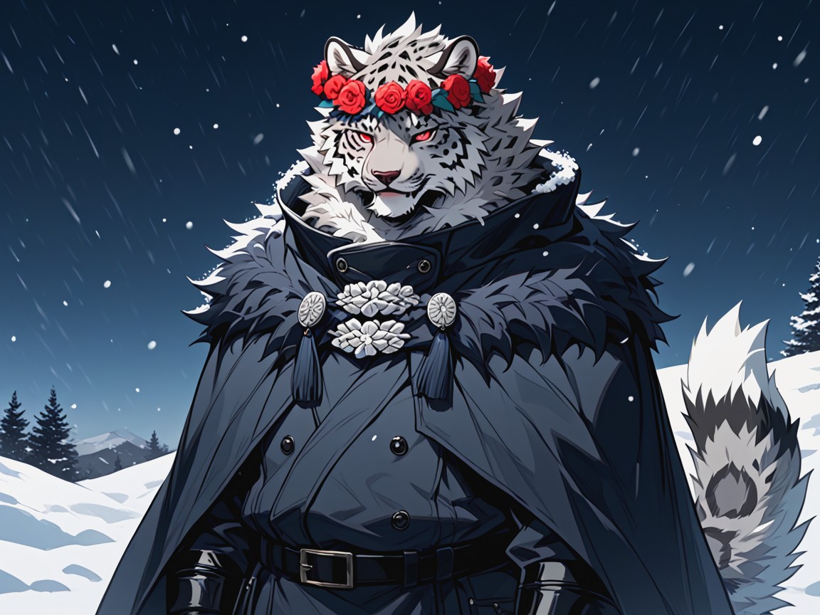 Wide Body, Beefy, Thick Fuzzy Belly Fur 兽人AI色情