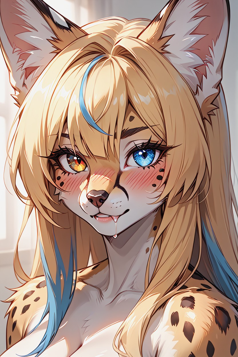 Female, Heterochromia, 18+ Furry IA