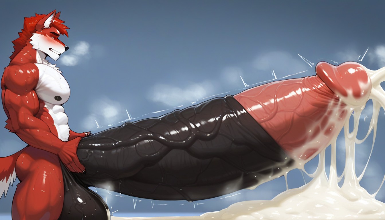 Black Penis, Excessive Cum, Cute Furry AI Porn