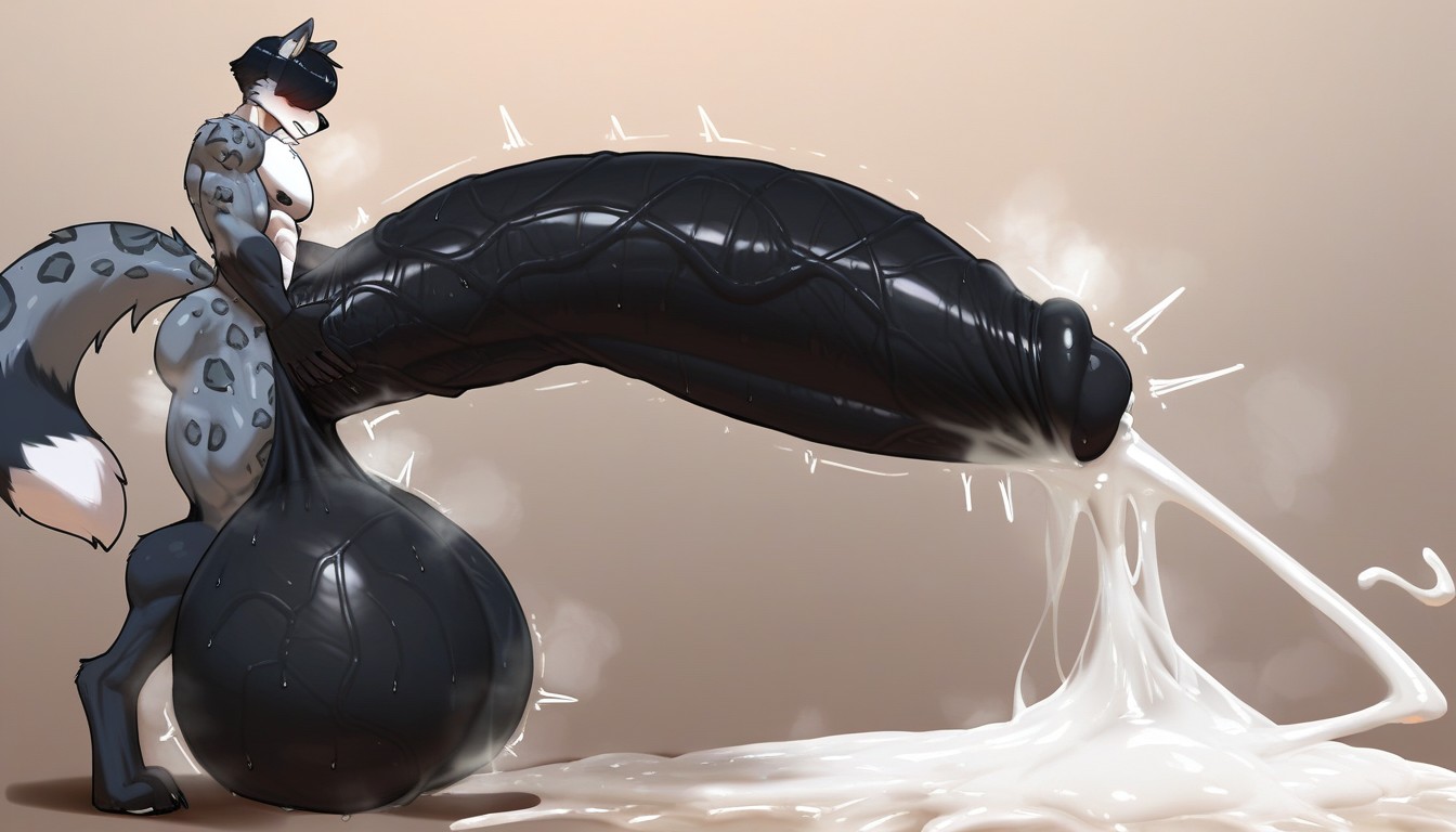 Embarrassed , Veiny Penis, Steamy Penis Furry AI Porn