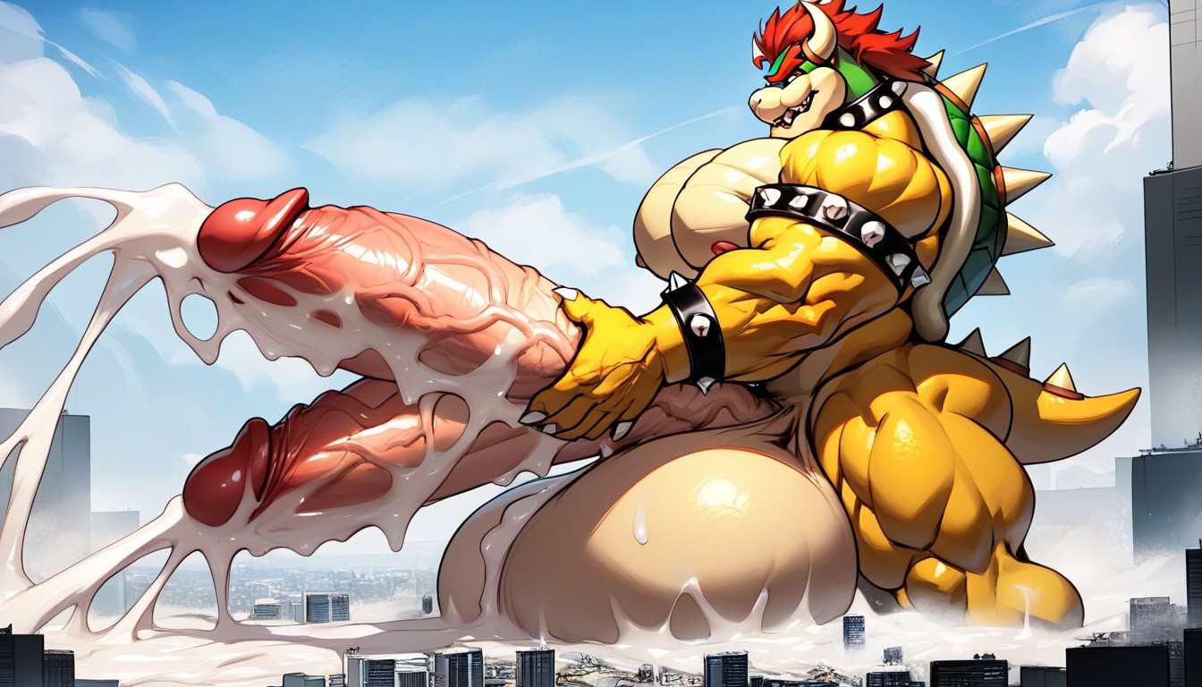 Furry Bowser, Gigantic Cock, 25+ ファーリーAIポルノ