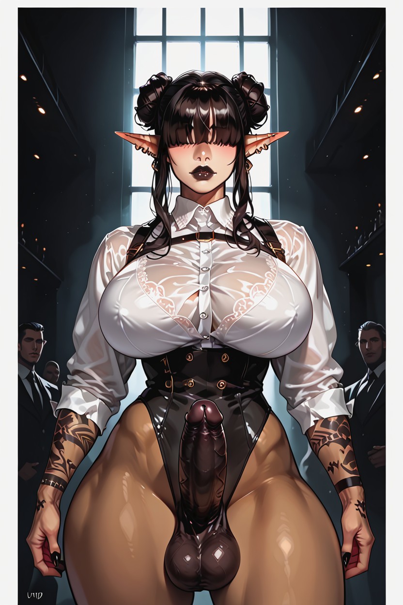 Piercings, Large Shark, Proportions Porno IA Furry