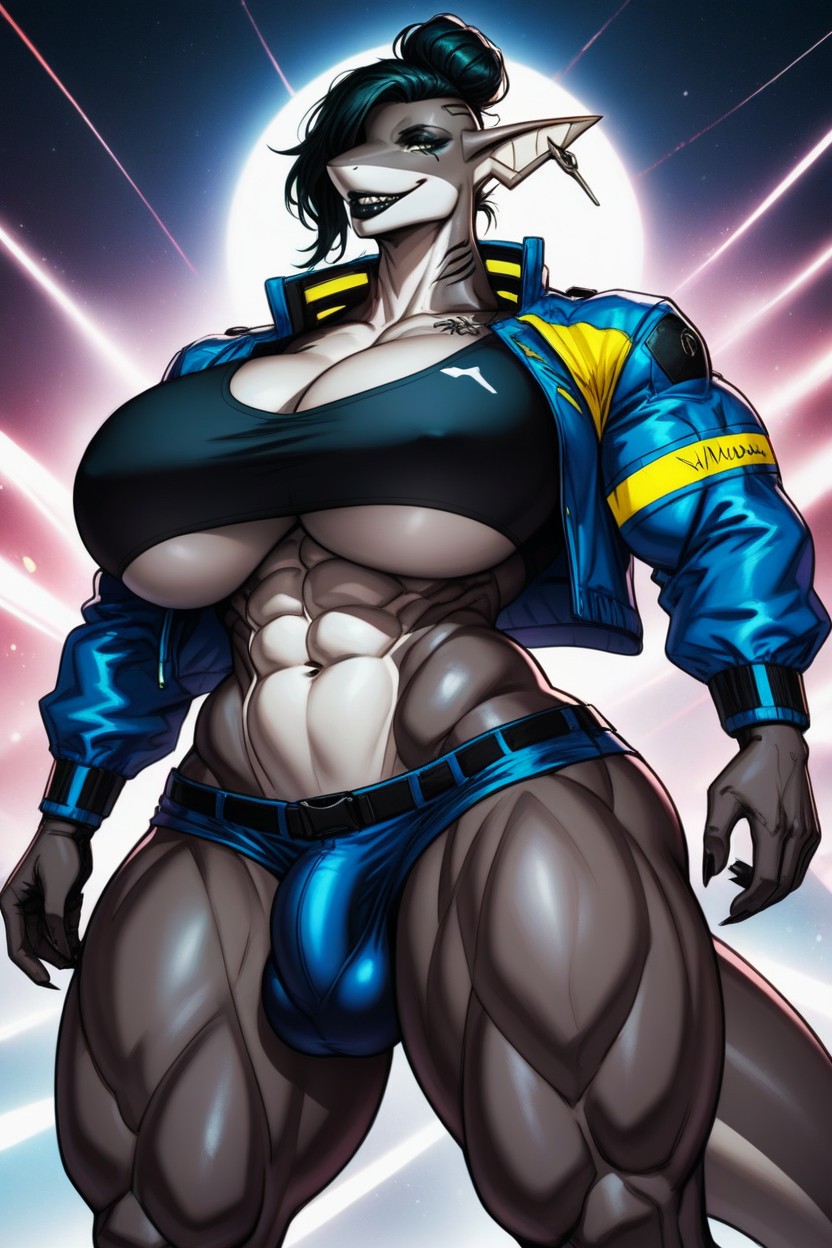 Piercings, Cinematic Atmosphere, Hyper- Porno IA Furry