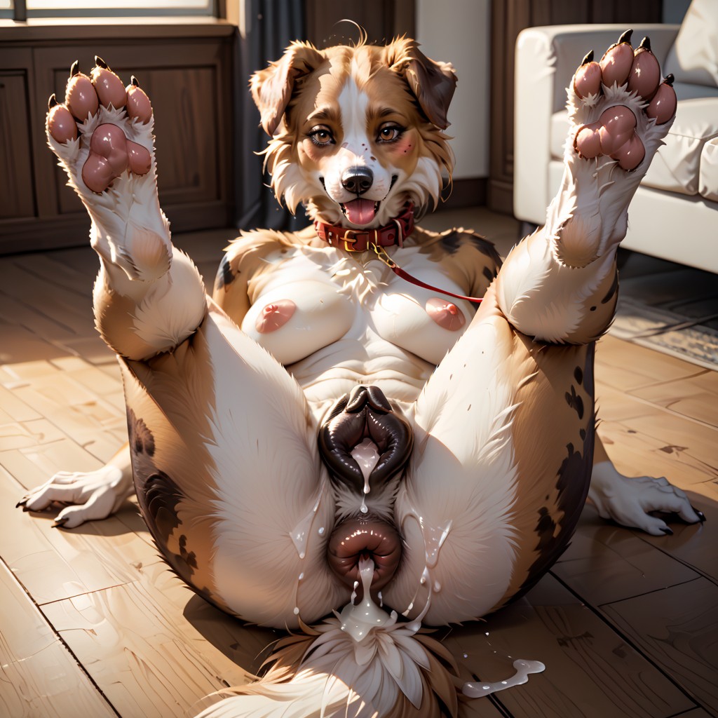 18+, Dog Body, Detailed Fur Furry AI Porn