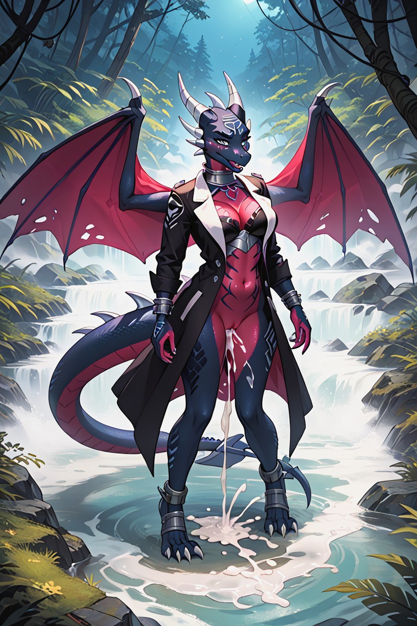 Cute, Lab Coat, Tentacles In Skin Furry AI Porn