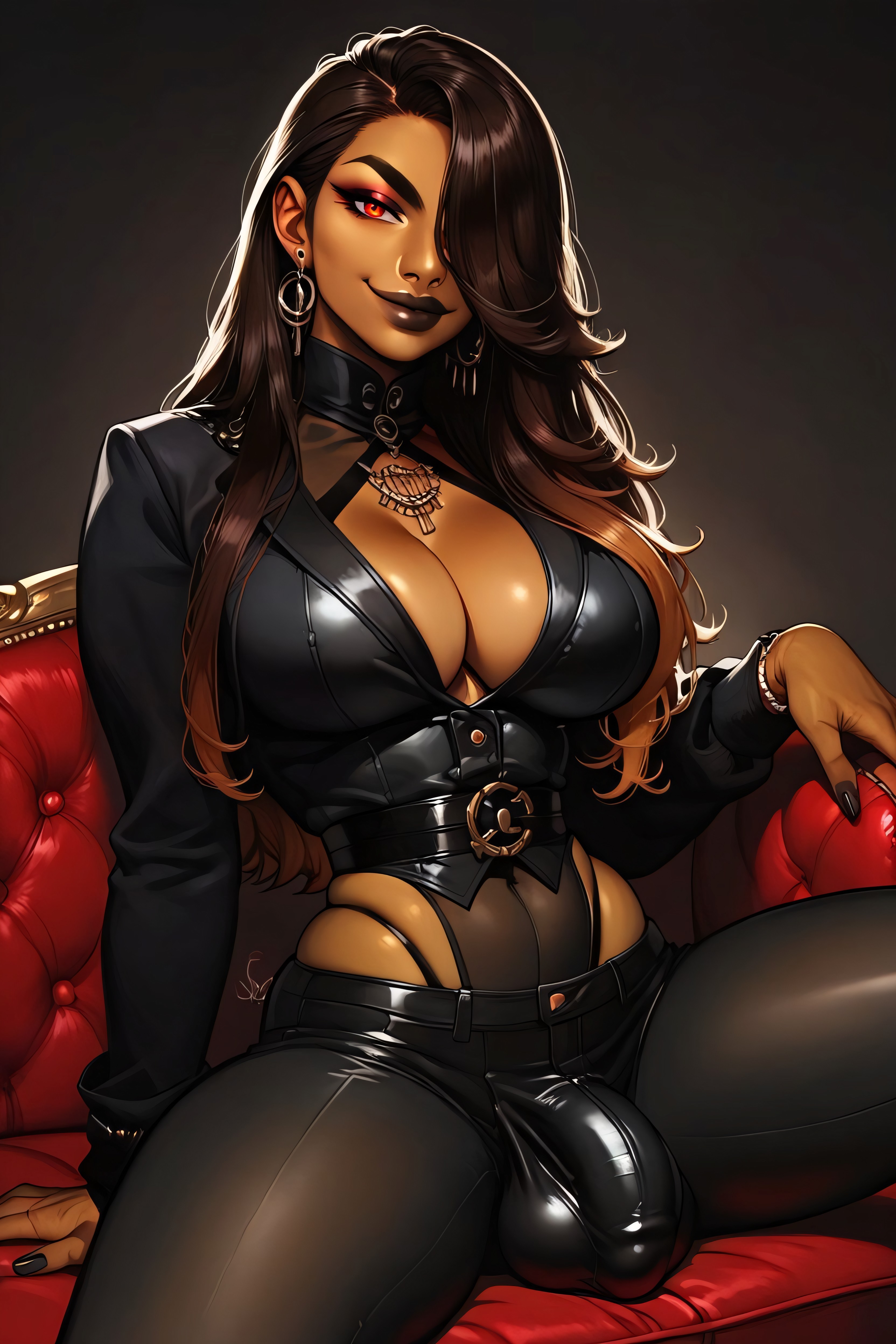 Side View, Professional Artwork, Medium Breast Furry AI Porn