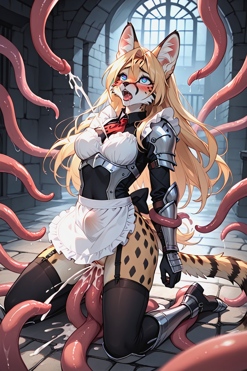 Black Tight Armor, Armor Suit, Sex Furry AI Porn