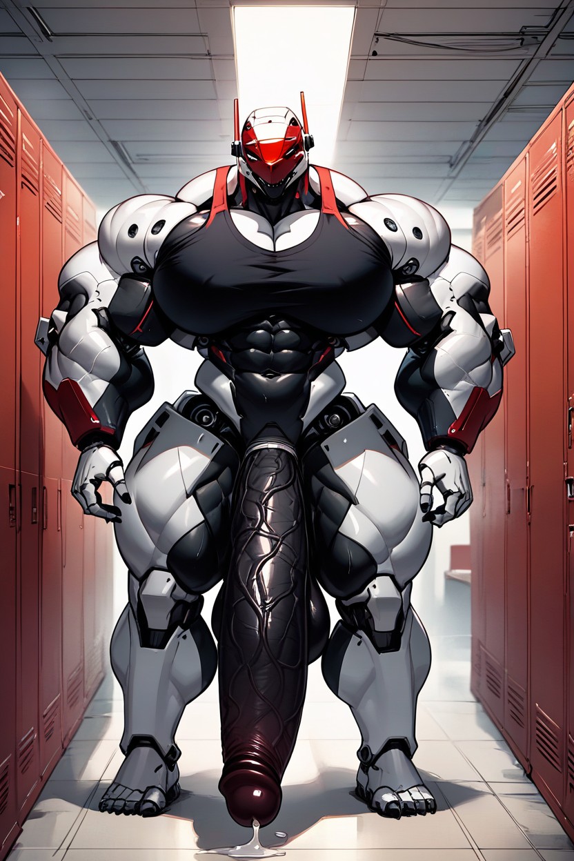 Flaccid Dick, Enormous Cock, Robot Head AI獸人黃片