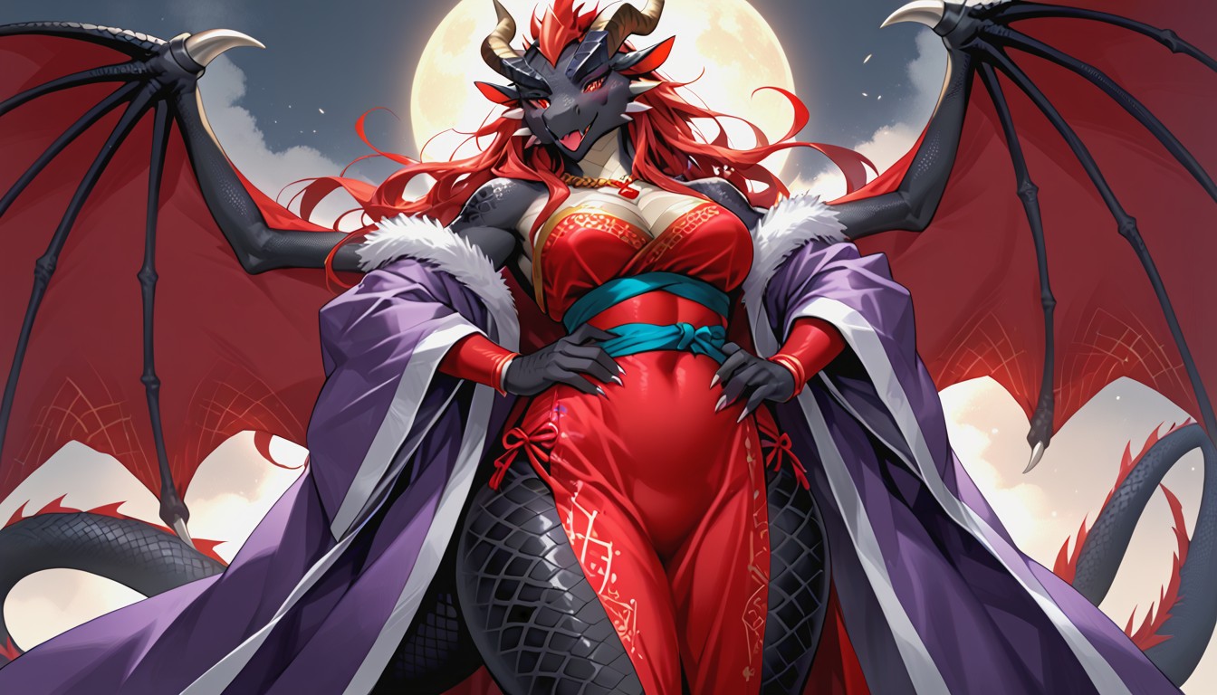 25+, Red Muzzle, Visible Through Dress AI獸人黃片