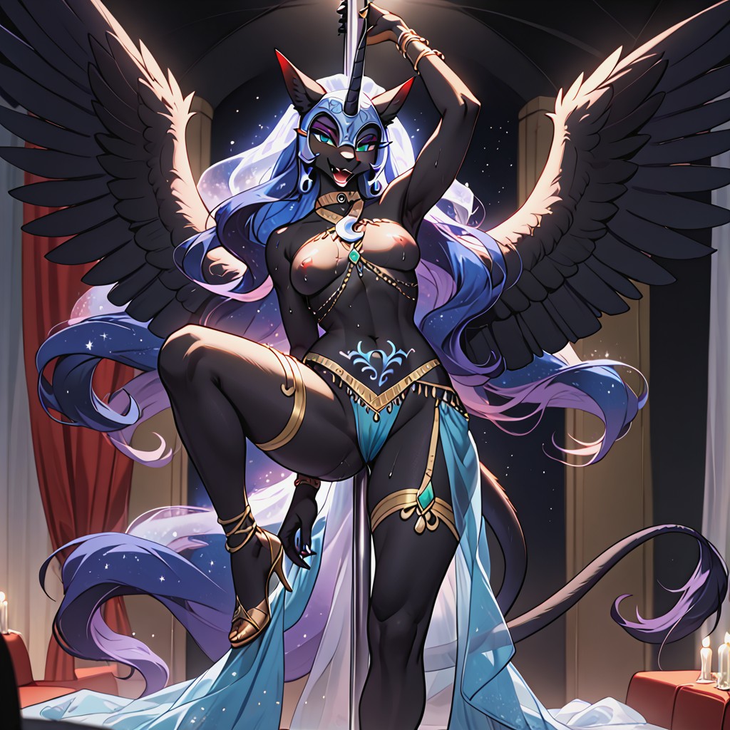 Horn, Sexy Pose, Mature AI獸人黃片
