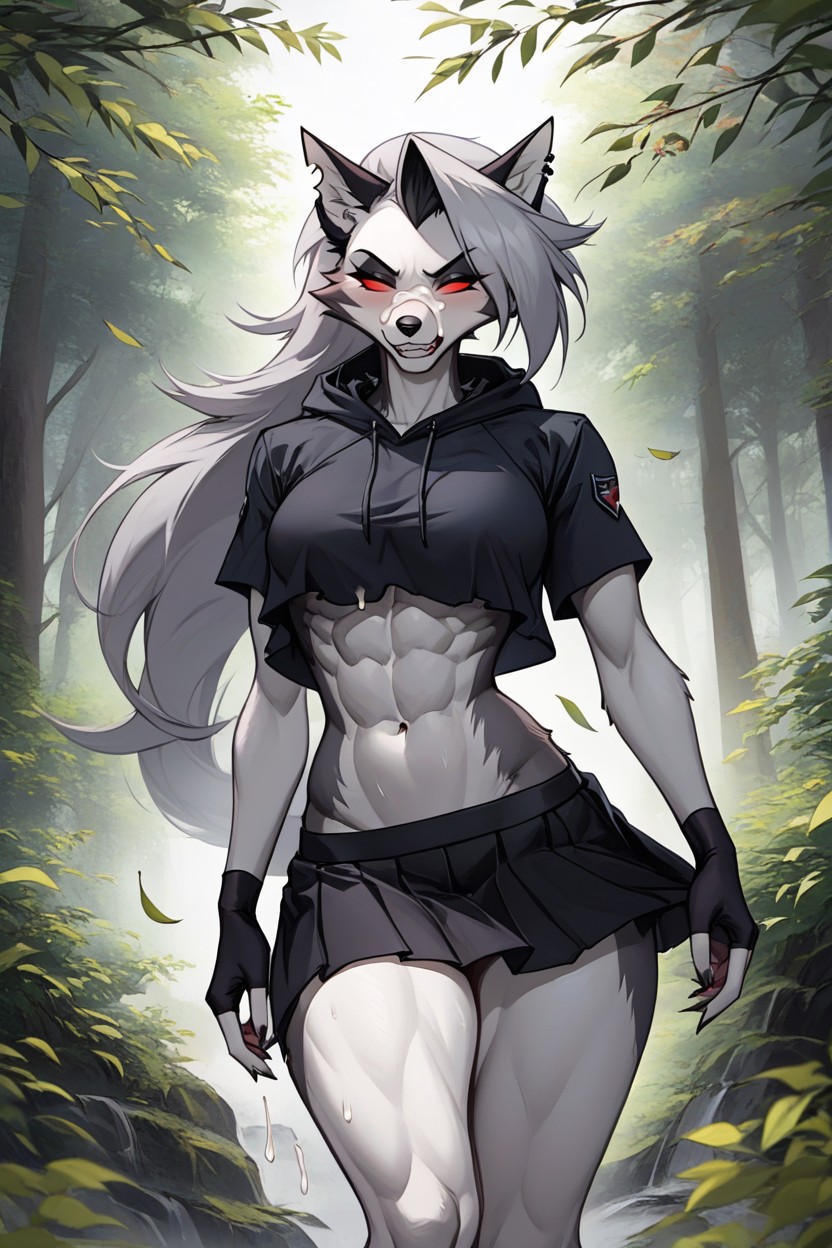 Perfect Loona’s Body Design, Skirt, 25+ AI獸人黃片