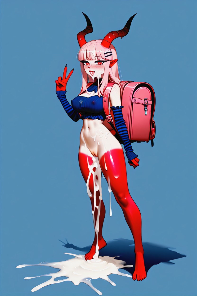 No Wings, Shiny Skin, Cum On Face AI兽人黄片