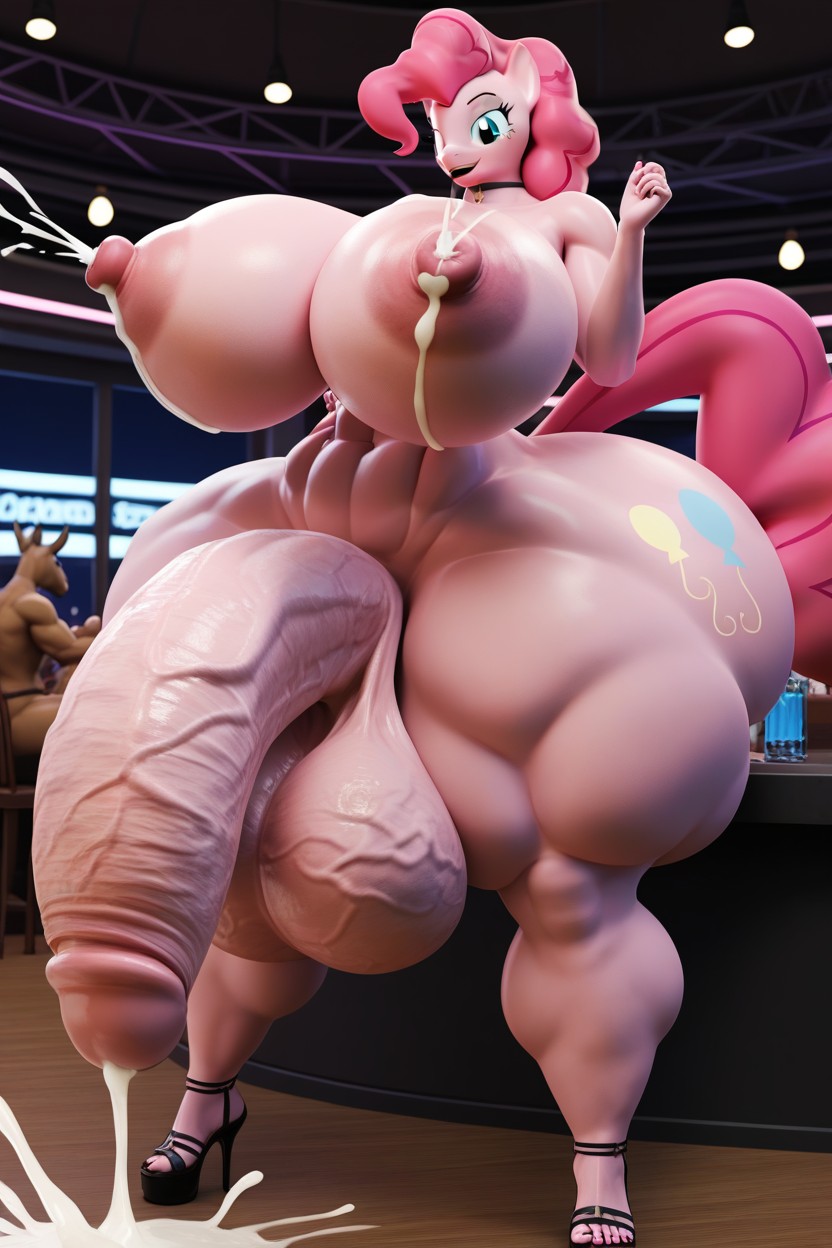 Hyper Testicle Size, Cum Flood, Veiny Penis AI獸人黃片