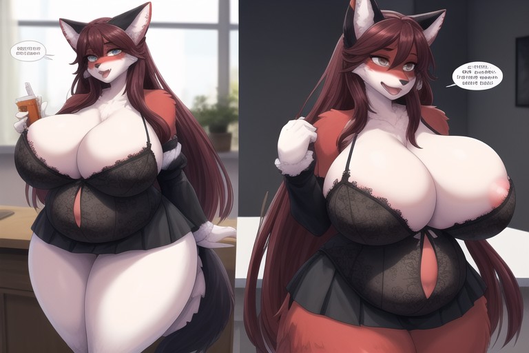 D Hentai, Ssbbw, Each Panel Will Show Her Extremely Fat Exaggerated Proportioned Curves 퍼리 AI 포르노