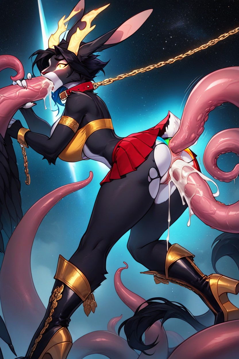 Orgasm, Rounded Ass, Rounded Breast Furry AI Porn