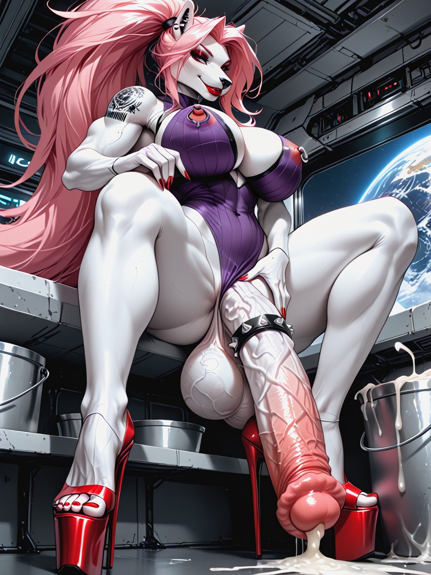 Red Lipstick, Pene De Poni, Nave Espacial Furry IA