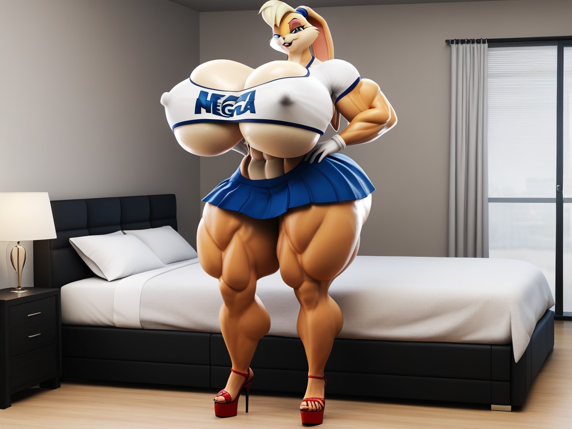 睡房, Huge Muscular Arms, Ultra Muscular AI兽人黄片