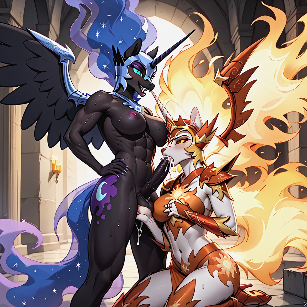 Mature, Daybreaker Doing Blowjob, Horn AI兽人黄片