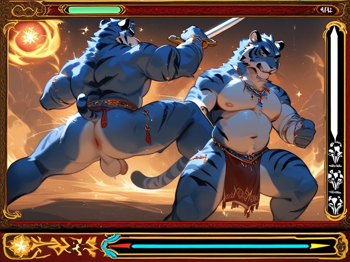 Nude, Game Status Menu, Gay ファーリーAIポルノ