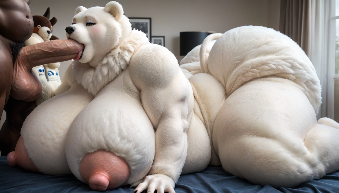 Nipples, Hyper Irrumatio, Breasts Bigger Than Torso Furry AI Porn