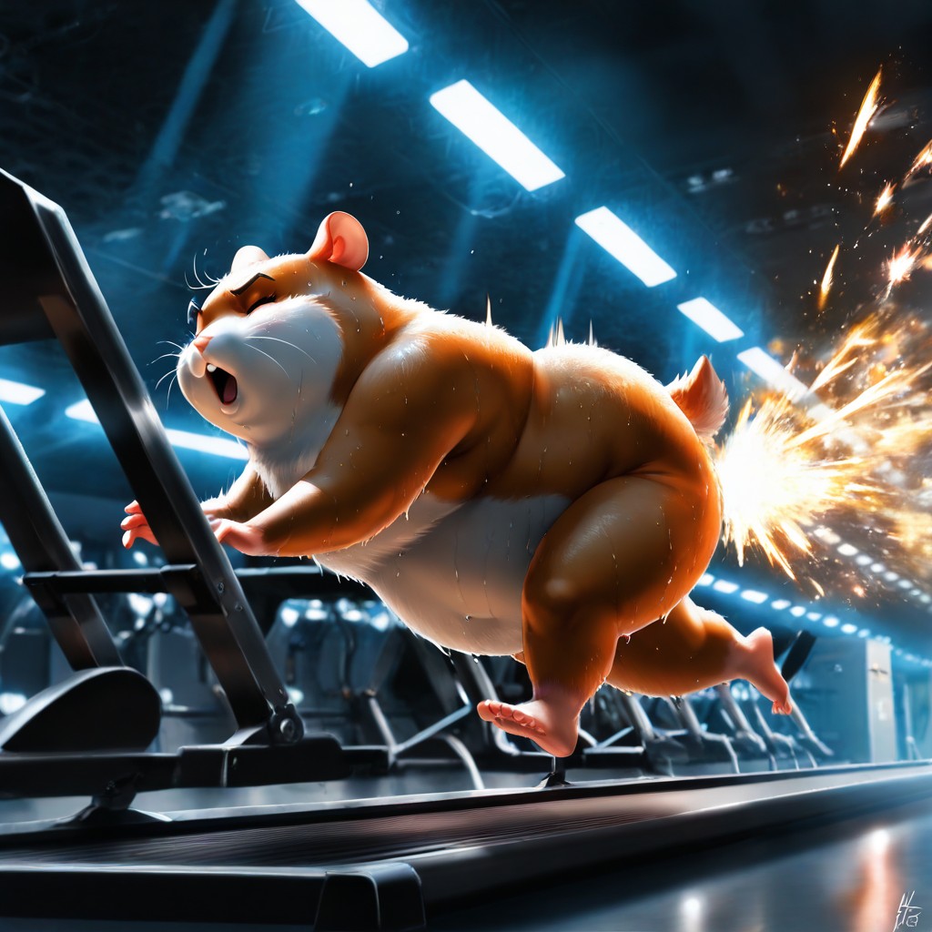 Wet Fur, Naked Hamster, Full Body Furry AI Porn
