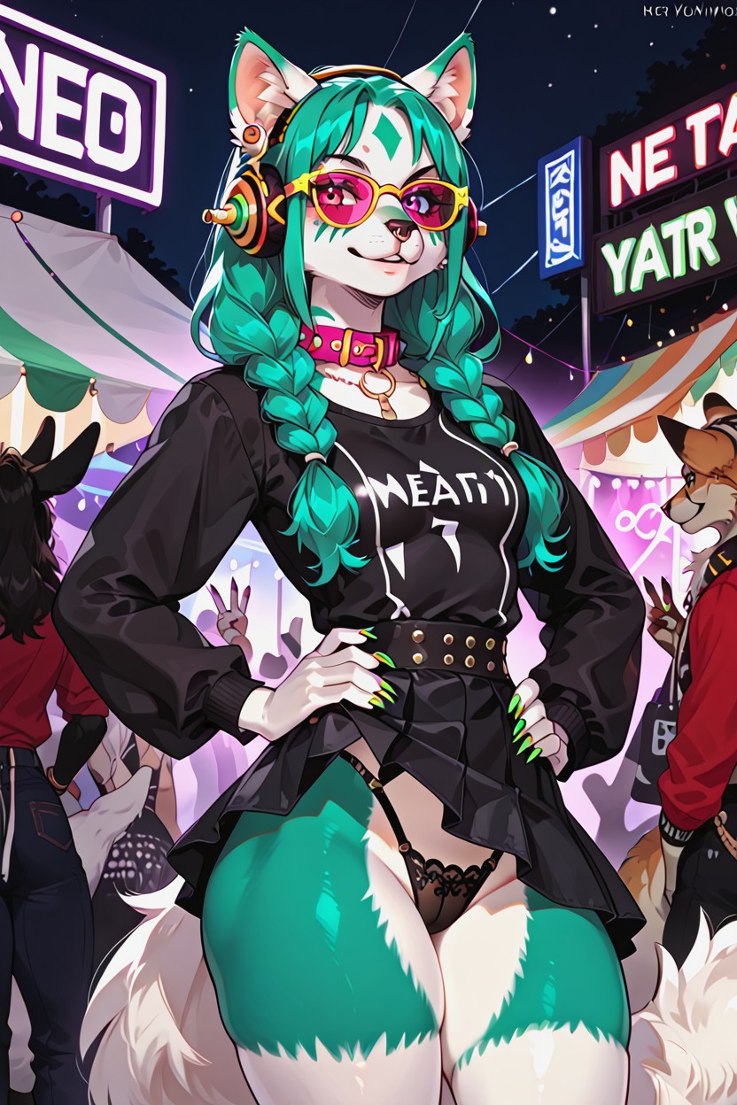 Thick Thighs, Claws, Thick Fur Furry AI Porn
