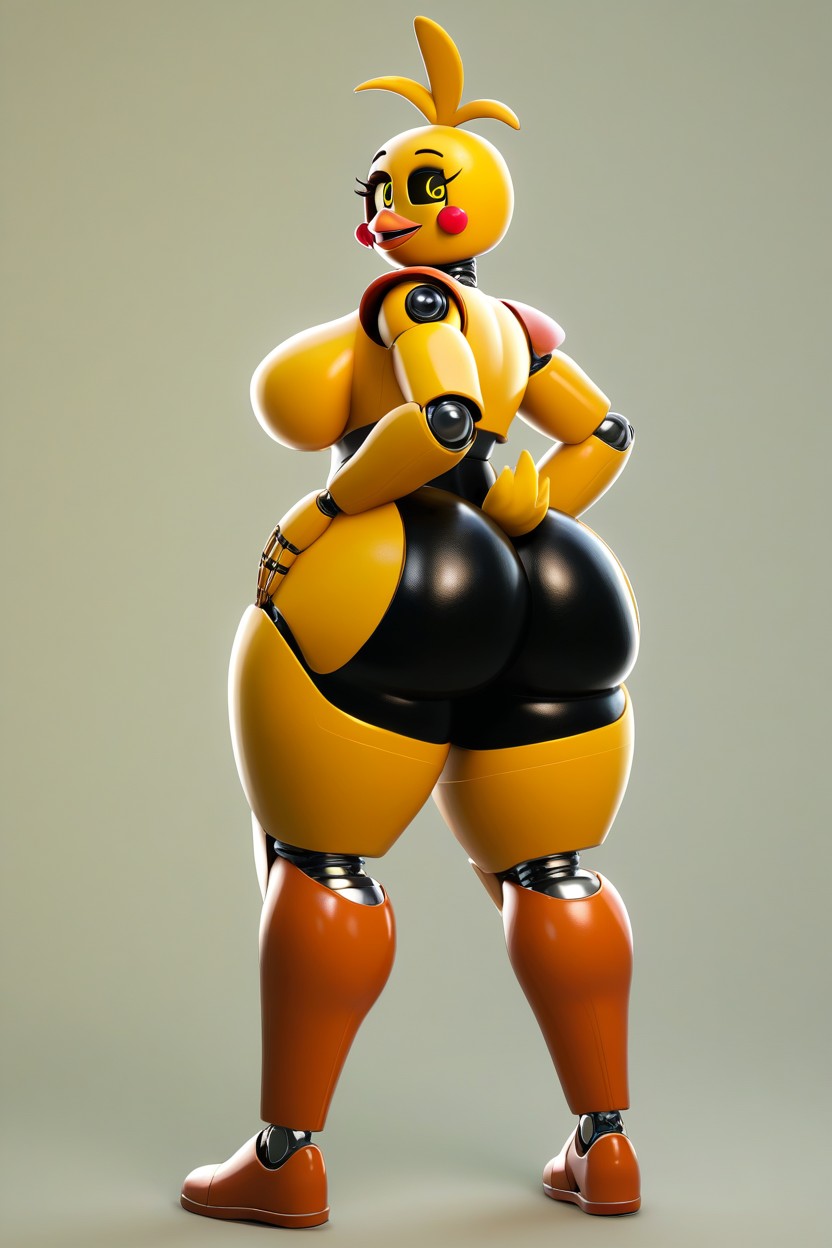 Sexy Body, Fully Clothed, Bubble Ass Furry AI Porn