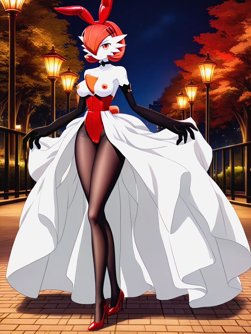 Front View, Gardevoir From Pokemon, 25+ Furry AI Porn