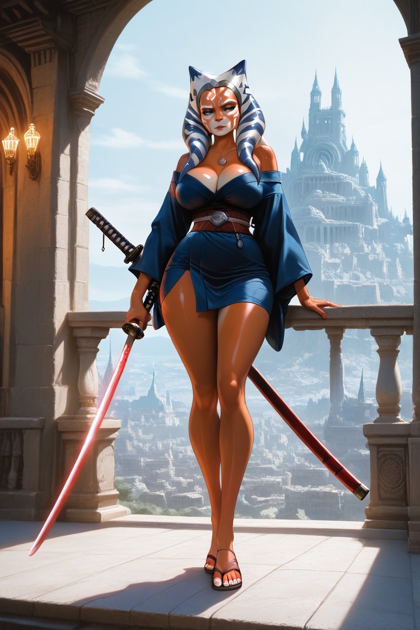 25+, No Hair As Accurate To Ahsoka Tano And Dragon Traits, Full Body Porno IA Furry
