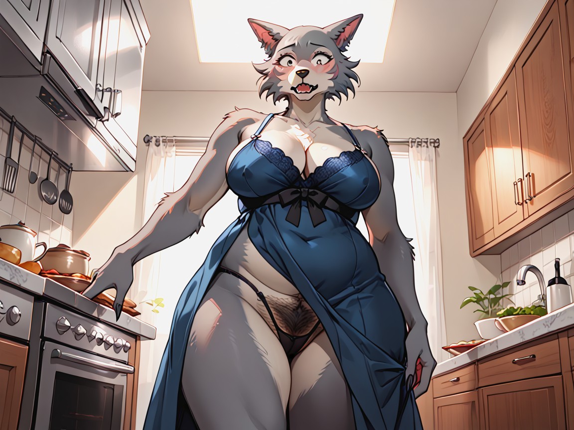 Feminine, Womanly, Bottom Up Furry AI Porn